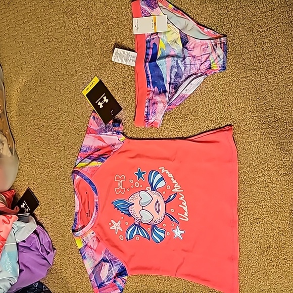 Under Armour Other - UNDER  ARMOUR NWT GIRLS  2 PIECE  SWIMSUIT  SIZE  6X